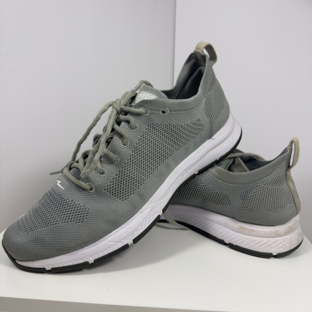 Hylo Light Running Shoes Mens Size 13 Grey Eco Sustainable Knit Sneakers